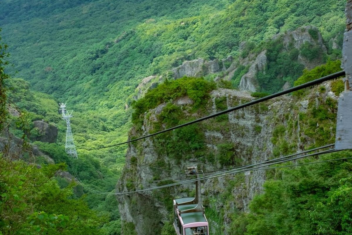 寒霞渓ロープウェイ(小豆島)