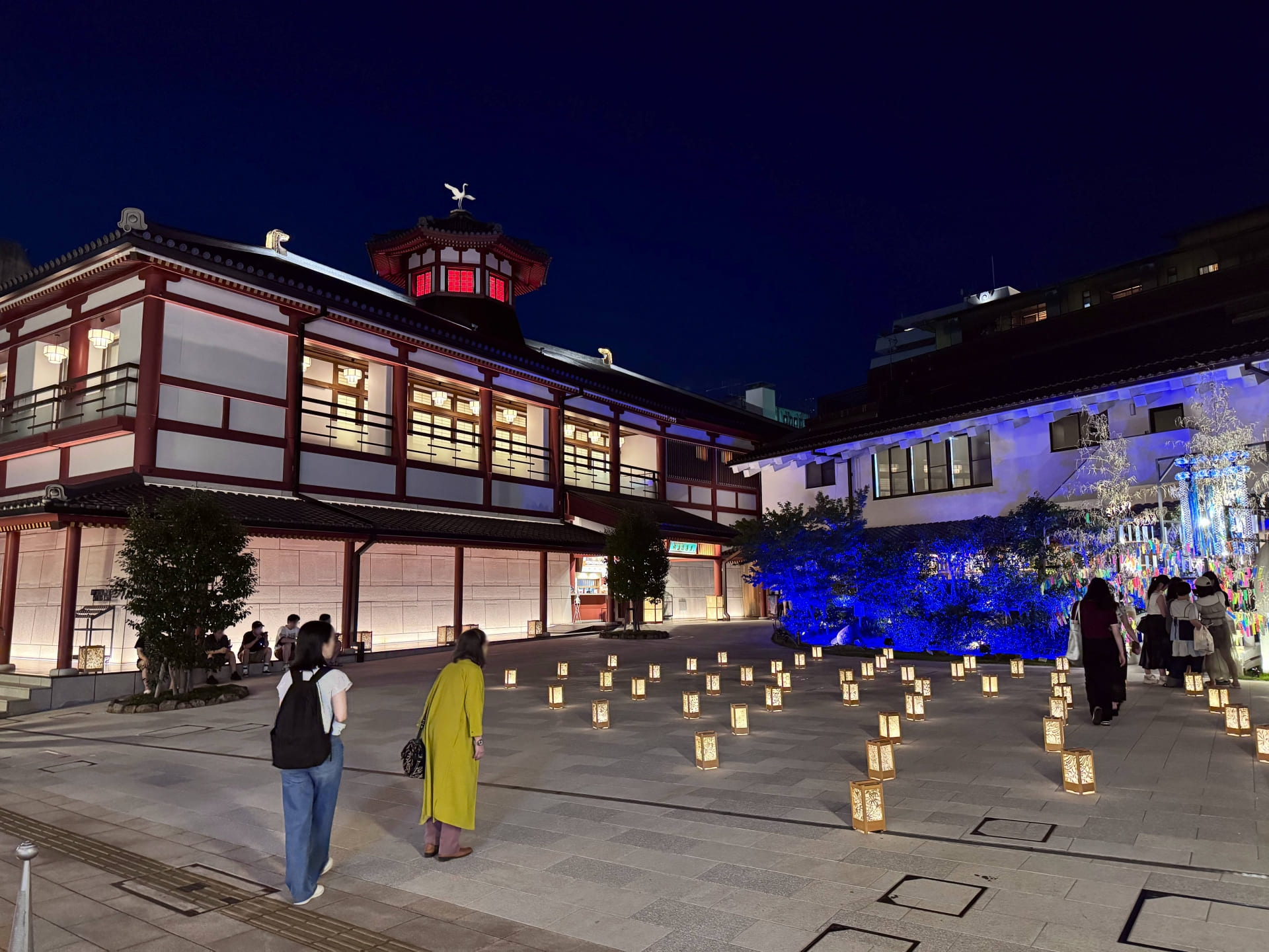 別館 飛鳥乃湯泉の外観（道後温泉）